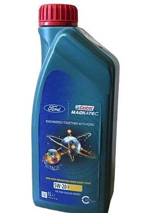 Масло моторное ford castrol magnatec 5w20 1l, 15f8cf