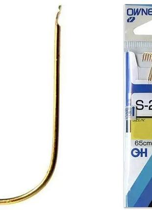 Готовый поводок owner s-284 №6 0.18mm 65cm (9шт/уп)