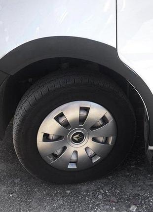 Накладки на арки чорні abs для opel movano 2010-2021 4 шт ve-33