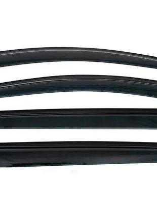 Дефлектори вікон renault duster 2018 захисні аксесуари для автомобіля від дощу та вітру dm-11