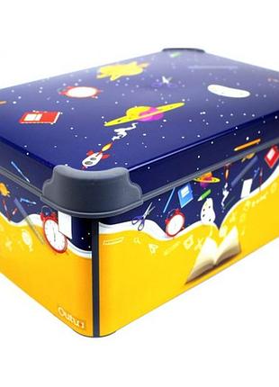 Коробка-бокс пластикова "qutu style box" space school з кришкою 5л 70933