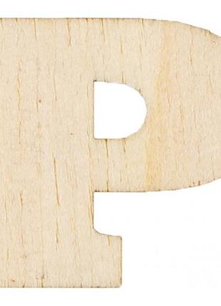 Літера українська 2см "р" фанера
