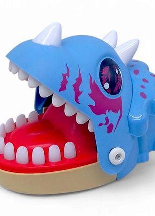 Гра кусачка "динозавр: трицератопс", зубастик