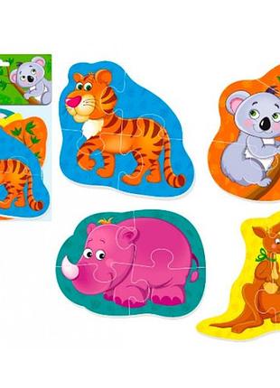 Бебі-пазли м'які "малюк зможе. "тигреня та друзі" vt1106-72