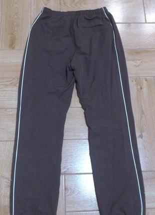 Штаны спортивные мужские коричневые штани спортивні чоловічі reebok рибок🇮🇩3 фото