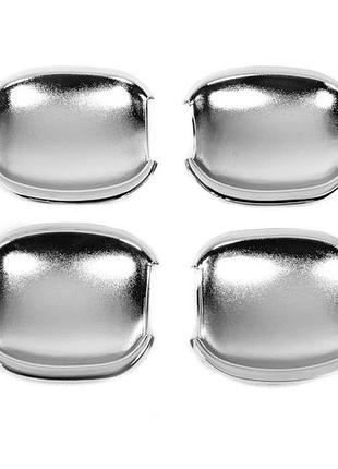 Накладки на ручки хромированные для ford focus ii 2005-2008 4 шт самоклеящиеся защитные детали кузова ve-33