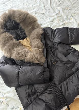 Куртка зимова з хутором
