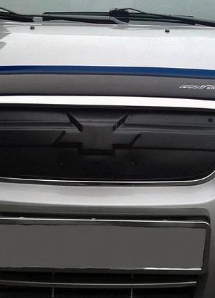 Зимняя решетка глянцевая для chevrolet aveo t250 2005-2011 дефлектор для защиты от снега и льда dm-11