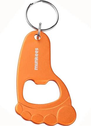 Брелок-відкривачка munkees 3431 foot світло-оранжевий