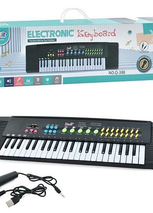 Синтезатор 44 клавіші, 61см, запис, демо, q-388