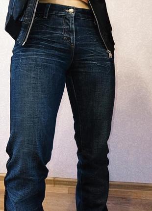 Roberto cavalli джинсы с лампасами свободный крой штаны7 фото