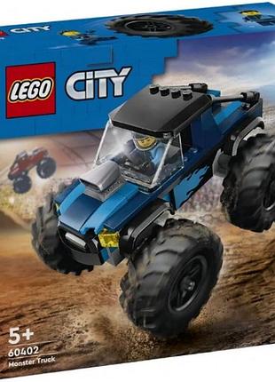 Конструктор "lego" city синя вантажівка-монстр 60402