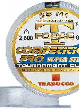 Волосінь trabucco t-force competition pro strong 50m 0.30mm 12.00kg