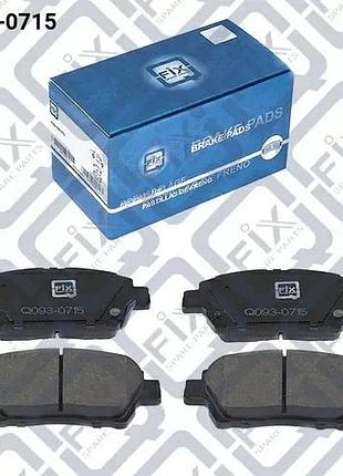 Колодки тормозные, q093-0715