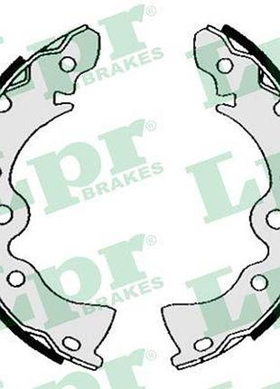 Колодки тормозные барабанные (комплект 4 шт) задн nissan bluebird station wagon (wu11) 2.0 1983.11-1990.12 lp