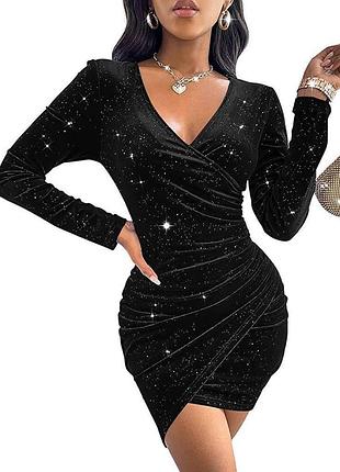 Силуетна сукня щільний оксамит