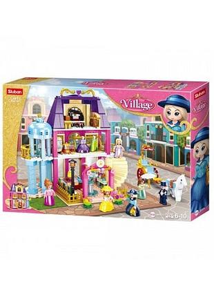 Конструктор "sluban" салон краси, карета, фігурки, 526 деталей m38-b0876