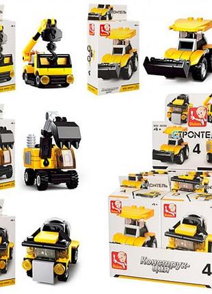 Конструктор "sluban" будівельна техніка m38-b0592