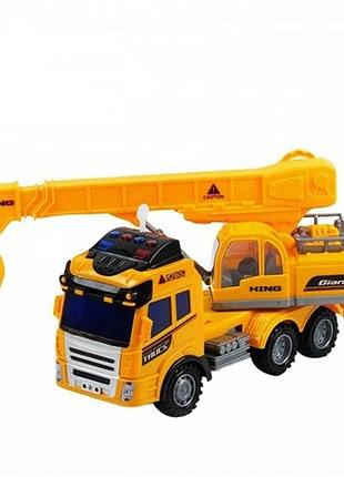 Будівельна техніка на радіокеруванні, кран, usb заряд, 3822