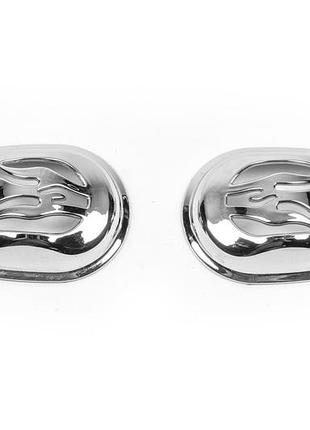 Обводка поворотника 2 шт хромированная для citroen nemo накладки на фонари самоклейка для тюнинга авто ve-33