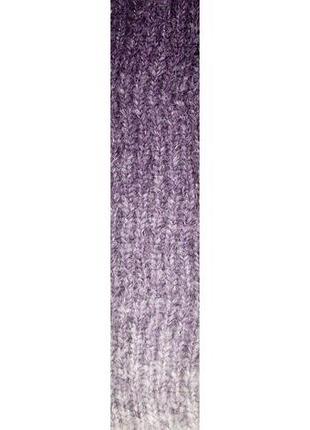 Пряжа piuma alpaca degrade/піума альпака деграде, фіолетовий 6, laines du nord