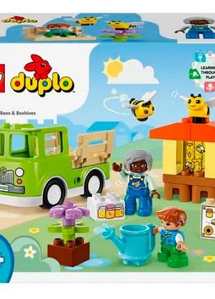 Конструктор "lego" duplo догляд за бджолами й вуликами 10419