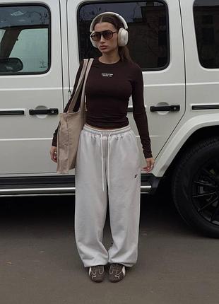 Жіночий бавовняний лонгслів із накатом