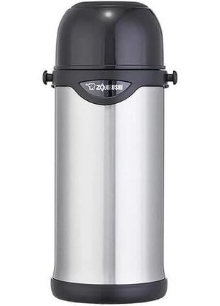 Термос zojirushi sj-tg08xa 0.8l (с ремешком) серебро