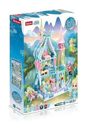 Конструктор "sluban" замок, парк розваг, фігурки, 447 деталей m38-b0898