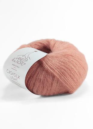 Пряжа cashsilk light/кашсілк лайт, персиковий 3101, laines du nord