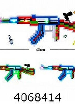 Автомат minecraft в кульку світло, звук, 45см (12/144)