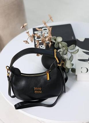 Miu miu mini hobo black