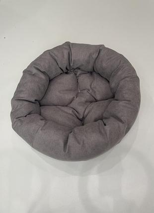 Лежак для котов и собак skypuff 60 см great taupe + taupe