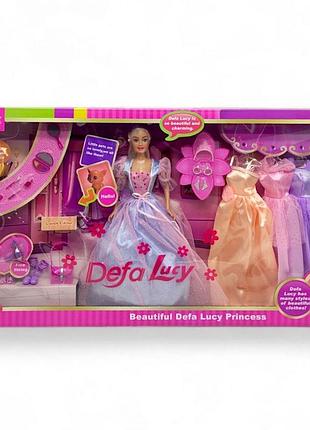 Лялька (блакитна сукня) (6073b)