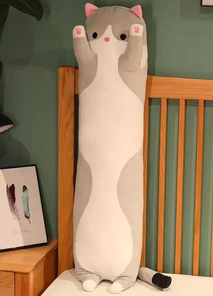 Кіт батон 90 см іграшка подушка