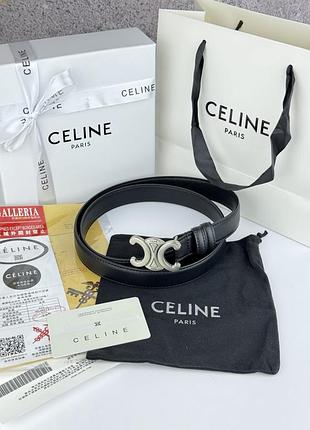 Celine black silver 97 x 2.5 cm