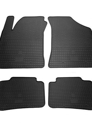 Килимки гумові stingray premium для kia cerato 1 2004-2009 4 шт захисні килими в салон авто ve-33