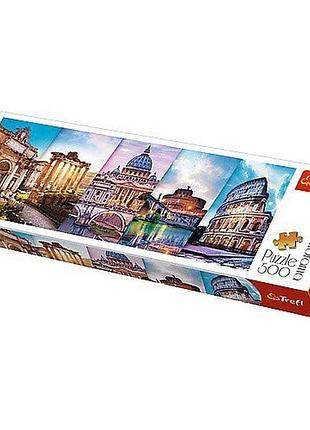 Пазли trefl 500 елементів панорама - подорож італією 29505