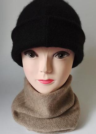 Нежный шарф снуд из мягчайшего 100% натурального кашемира.