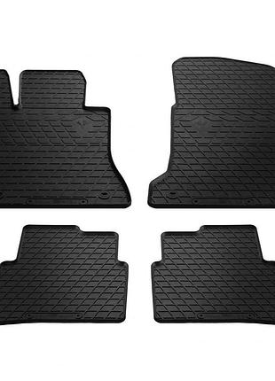 Килимки гумові stingray premium для mercedes e-class w213 2016-2023 4 шт захисні килими для салону авто ve-33