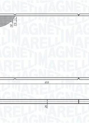 Радиатор охлаждения renault megane iii 2 volumi /coda spiovente (bz0/1_, b3_) 2.0 tce 220 2013/11- mm bm2006