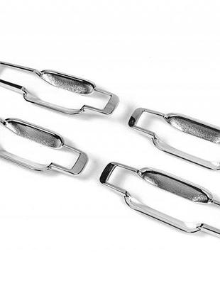 Накладки на ручки 4 шт для ssangyong action 2006- гг хромированные самоклеящиеся для тюнинга автомобиля dm-11