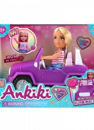 Лялька 13 см, машина 15 см, 606013