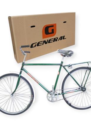 Велосипед в сборе 28 general "комфорт" (мужской) (в сборе) синий