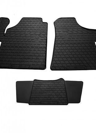 Резиновые коврики stingray 3 шт для mercedes vito w639 2004-2014 защитные ковры в салон для авто ve-33