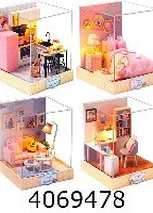 Конструктор hongda corner of happiness мікс 4 9*9*11см з/с (48)