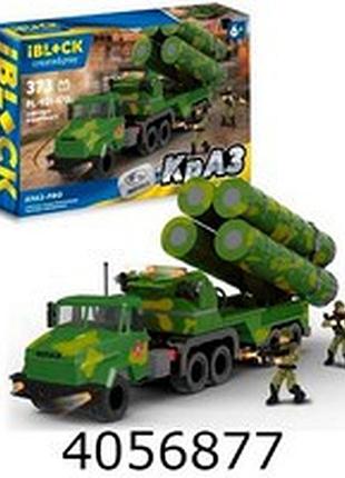 Конструктор iblock військова серія, краз пво 373дет. у коробці 38*6,4*28см (12)