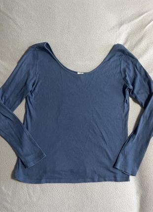 Лонгслів з вирізом