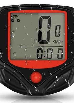 Велокомп'ютер sunding sd-548b одометр спідометр 15 функцій