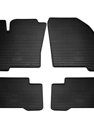 Резиновые коврики stingray premium для fiat linea 2006-2018 4 шт защитные ковры для салона авто ve-33